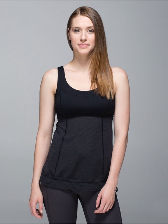 lululemon athletica Tops - lululemon athletica Black Scoop Neck Tank Top